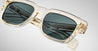 Ottica Mondello Roma - Jacques Marie Mage - JMMTR-14Q - TORINO - BRUT - Acetate - shape Squared - Champagne - EYEWEAR - SUNGLASSES - Uomo,Men - lens Green - Made In Japan