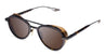 Ottica Mondello Roma - DITA - DES004-52-08 - EPILUXURY 4 - BLACK IRON / TORTOISE / YELLOW GOLD - Acetate, titanium - shape Pilot - gold, tortoise, black - EYEWEAR - SUNGLASSES - Unisex,Uomo,Donna,Women,Men - lens Gradient brown - Made In Japan