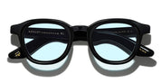 Ottica Mondello Roma - Moscot - OR-DAH-S44240200-TF - DAHVEN  (44) - BLACK / CUSTOM BELAIR BLUE LENS - Acetate - shape Panto - Black - EYEWEAR - SUNGLASSES - Unisex,Uomo,Donna,Women,Men - lens Blue - Made In China
