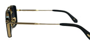 Ottica Mondello Roma - John Dalia - EWAN-C115 - EWAN - C115 Matte Black / Antique Gold 18K - Metal - shape Squared - Black, gold - EYEWEAR - SUNGLASSES - Unisex,Uomo,Donna,Women,Men - lens  - Made In France