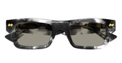 Ottica Mondello Roma - Bottega Veneta - BV1351S-002 - BV1351S-002 - GREY HAVANA - Acetate - shape Squared - Havana - EYEWEAR - SUNGLASSES - Unisex,Uomo,Donna,Women,Men - lens Gradient grey - Made In Japan