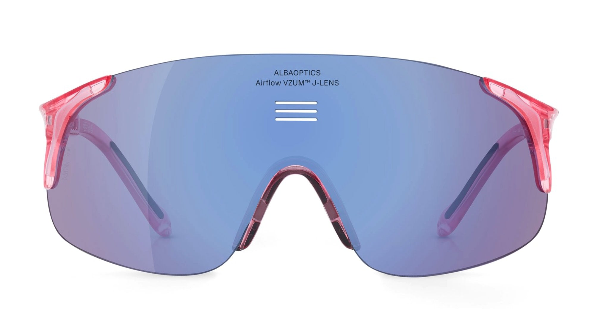 Ottica Mondello Roma - Alba Optics - 8050054518176 - JUMBO - CHERRY GLOSSY / VZUM F-LENS FLM - Tr90 - shape Mask - fuchsia - EYEWEAR - SUNGLASSES - Unisex,Uomo,Donna,Women,Men - lens purple - Made In Italy