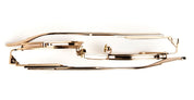 Ottica Mondello Roma - Movitra - TRINITAS 03-C3 - TRINITAS 03 - C3 Light Gold / Light Azure Lens - Titanium - shape Oval - Gold - EYEWEAR - SUNGLASSES - Uomo,Men - lens light blue - Made In Italy