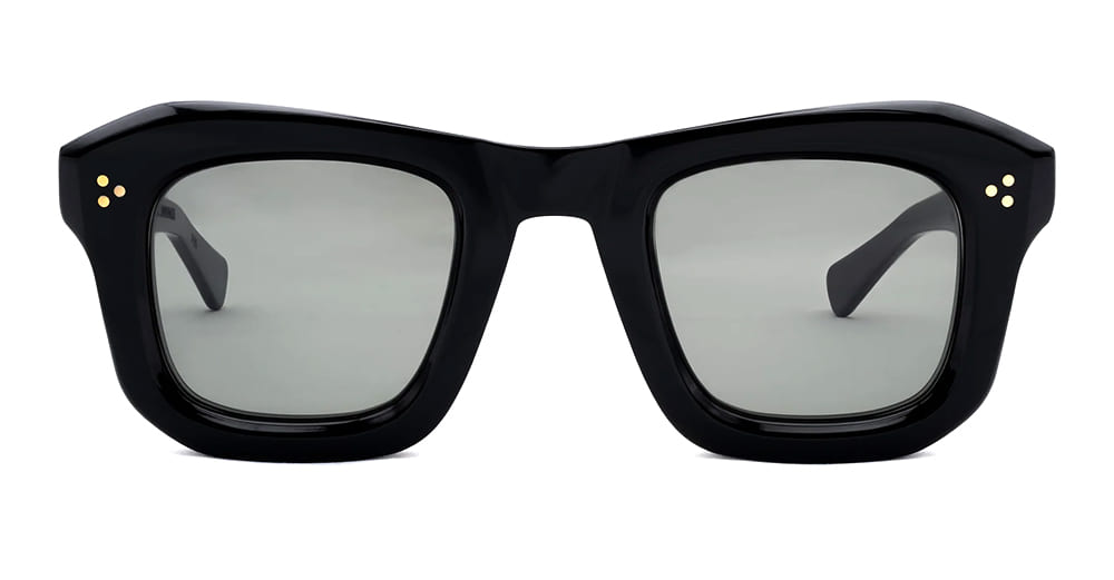 Ottica Mondello Roma - Max Pittion - MXPL-017A - MONSTRE 44 - PIANO BLACK / GREY LENS - Acetate - shape  - Black - EYEWEAR - SUNGLASSES - Unisex,Uomo,Donna,Women,Men - lens  - Made In Japan