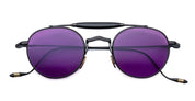 Ottica Mondello Roma - Jacques Marie Mage - JMMDS-17D - DASAN - SPIDER - Titanium - shape Aviator - Black - EYEWEAR - SUNGLASSES - Unisex,Uomo,Donna,Women,Men - lens purple - Made In Japan