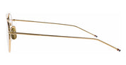 Ottica Mondello Roma - Thom Browne - UEO101A-G0001-715-49 - ROUND - GOLD RX - Acetate, titanium - shape Round - antique gold - EYEWEAR - EYEGLASSES - Uomo,Men - lens Clear - Made In Japan