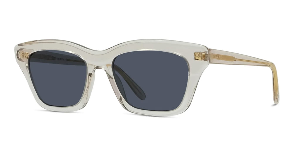 Ottica Mondello Roma - Loewe - LW40177I5357V - SLIM LW40177I - SHINY BROWN - Acetate - shape Squared - brown - EYEWEAR - SUNGLASSES - Donna,Women - lens Blue - Made In Italy