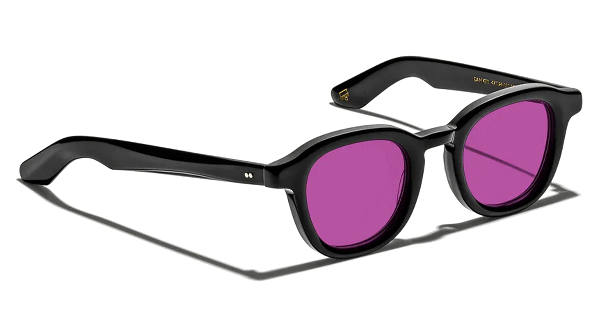  CUSTOM PURPLE NURPLE LENS - Acetate - shape Panto - Black - EYEWEAR - SUNGLASSES - Unisex,Uomo,Donna,Women,Men - lens purple - Made In China