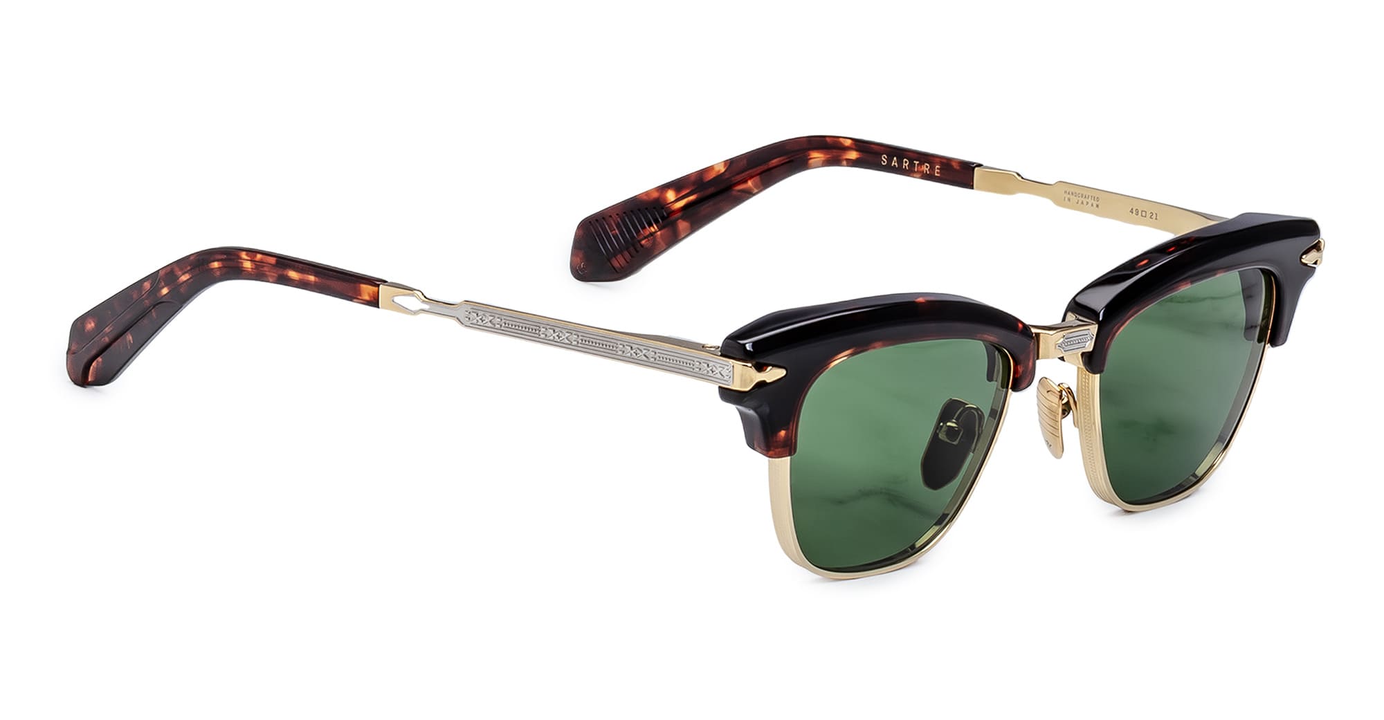 Ottica Mondello Roma - Jacques Marie Mage - JMMTQ-18Q - SARTRE - ETNA -  - shape  - brown - EYEWEAR - SUNGLASSES -  - lens  - Made In Japan