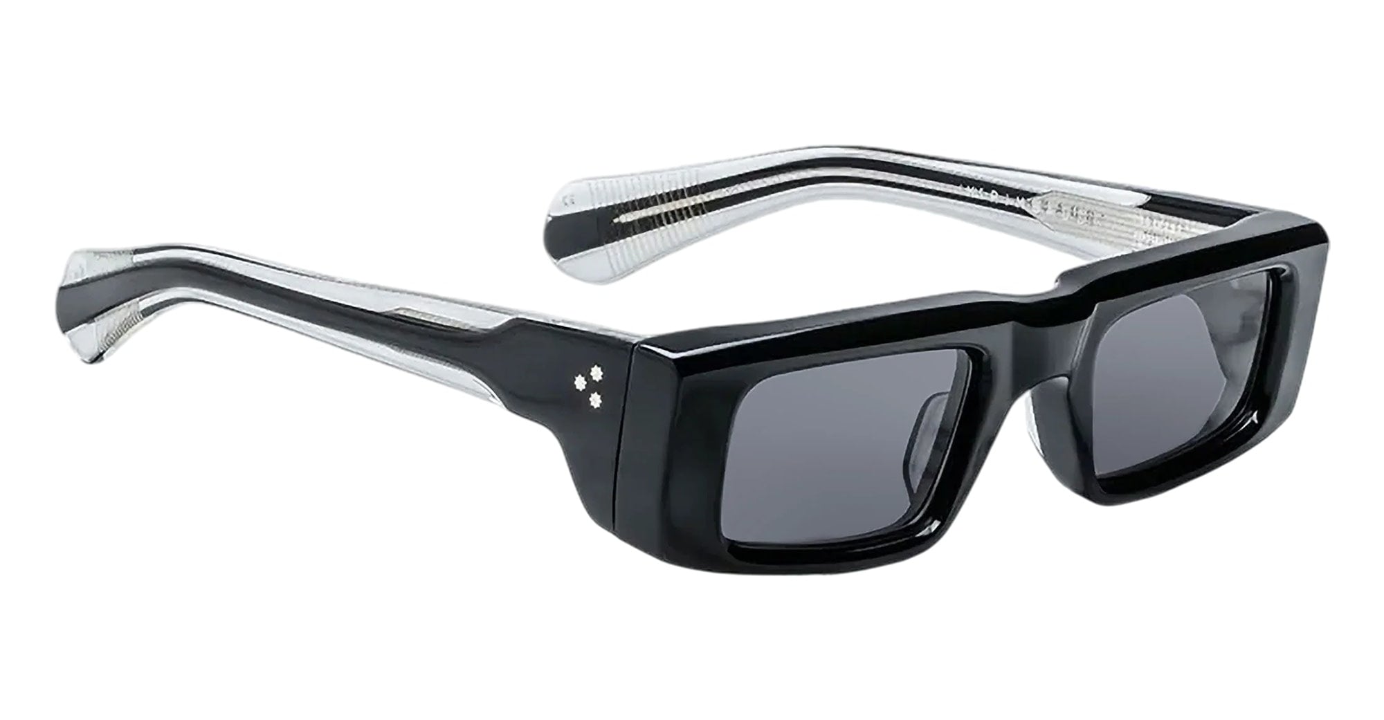 Ottica Mondello Roma - Jacques Marie Mage - JMMTY-6W - RIMBAUD - TITAN - titanium, acetate - shape Rectangular - Black - EYEWEAR - SUNGLASSES - Unisex,Uomo,Donna,Women,Men - lens Grey - Made In Japan