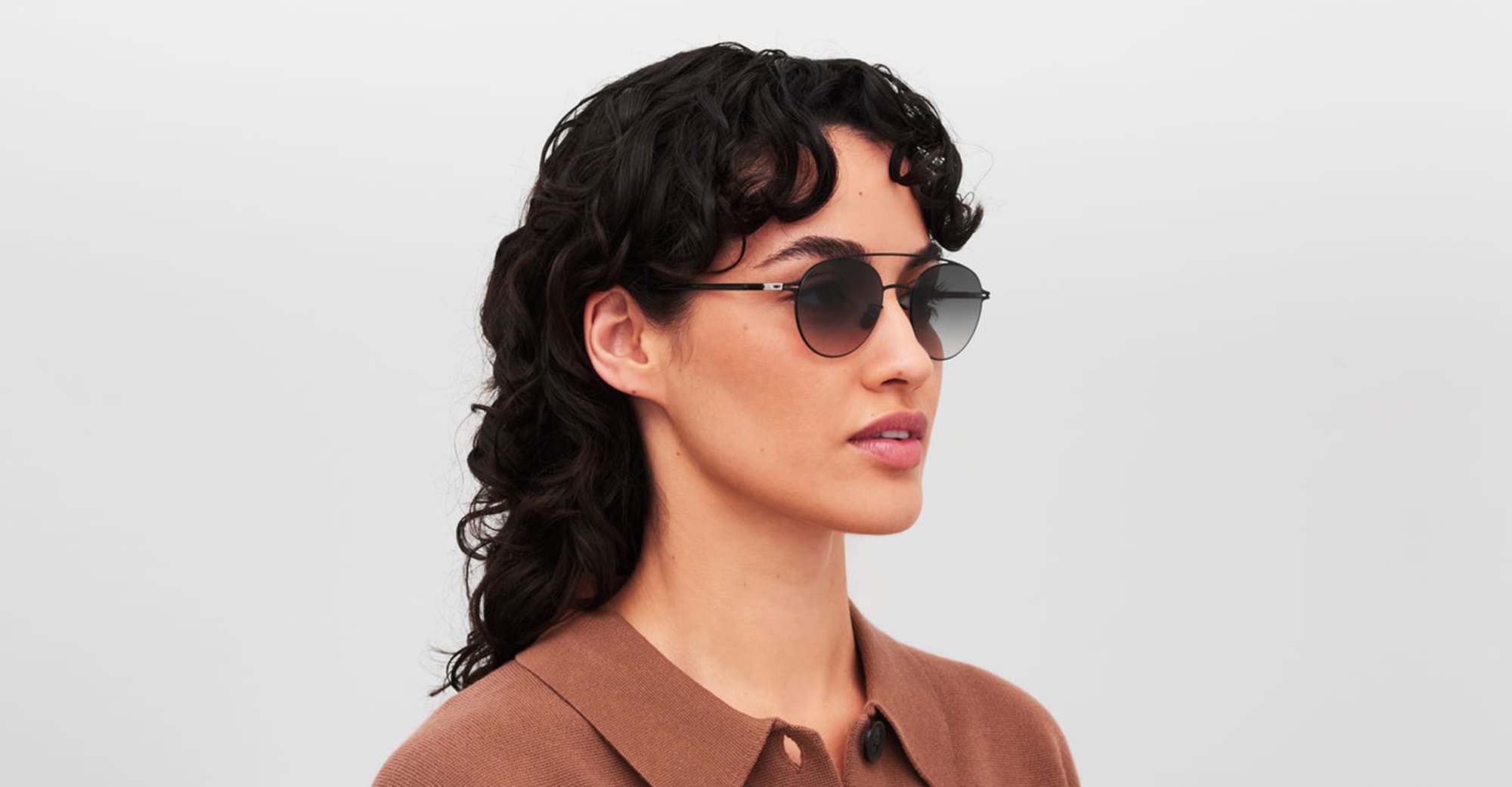 Ottica Mondello Roma - Mykita - 10091681 - REVA - Pow13 Black - stainless steel - shape Aviator - Black - EYEWEAR - SUNGLASSES - Unisex,Uomo,Donna,Women,Men - lens Gradient grey - Made In Germany