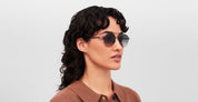 Ottica Mondello Roma - Mykita - 10091681 - REVA - Pow13 Black - stainless steel - shape Aviator - Black - EYEWEAR - SUNGLASSES - Unisex,Uomo,Donna,Women,Men - lens Gradient grey - Made In Germany