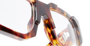 Ottica Mondello Roma - Kuboraum - KROK61FLT00000OP - MASK K61 FLT- FLAMED TORTOISE RX  - Acetate - shape Rectangular - Tortoise - EYEWEAR - EYEGLASSES - Unisex,Uomo,Donna,Women,Men - lens Clear - Made In Italy