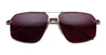 Ottica Mondello Roma - Jacques Marie Mage - JMMJG-22 - JAGGER - CHAMPAGNE - Titanium - shape Aviator - light gold - EYEWEAR - SUNGLASSES - Uomo,Men - lens burgundy - Made In Japan