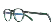 Ottica Mondello Roma - Cutler and Gross - CGOP-GR06-48-03 - GR06 - STRIPED DARK GREEN RX - Acetate - shape Panto - green - EYEWEAR - SUNGLASSES - Unisex,Uomo,Donna,Women,Men - lens Clear - Made In Italy