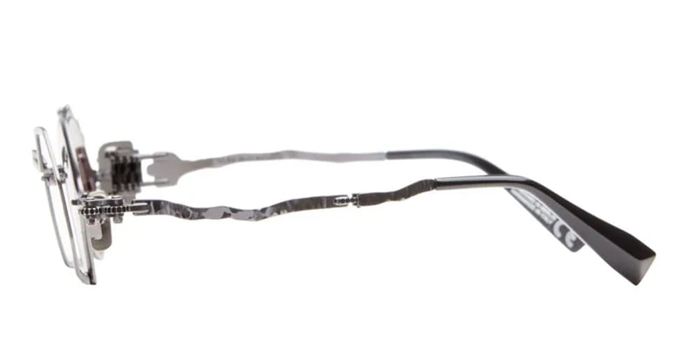 Ottica Mondello Roma - Kuboraum - KRSZ50RH0000002Y - MASK Z50 RH - DARK MATT GUNMETAL - metal, acetate - shape Round - grey - EYEWEAR - SUNGLASSES - Unisex,Uomo,Donna,Women,Men - lens Grey - Made In Italy