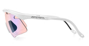 Ottica Mondello Roma - Alba Optics - 8050054514055 - MANTRA - WHITE / VZUM F-LENS FLM - Tr90 - shape Mask - White - EYEWEAR - SUNGLASSES - Unisex,Uomo,Donna,Women,Men - lens purple - Made In Italy