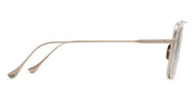 Ottica Mondello Roma - DITA - 7806-V-WHT-GLD-52 - FLIGHT 006 - WHITE SWIRL / WHITE GOLD - titanium, acetate - shape Pilot - Gold, White - EYEWEAR - SUNGLASSES - Unisex,Uomo,Donna,Women,Men - lens Gradient grey - Made In Japan
