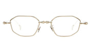 Ottica Mondello Roma - Kuboraum - KROH66LG000000OP - MASK H66 LG - LIGHT GOLD - Titanium - shape Squared - Gold - EYEWEAR - SUNGLASSES - Unisex,Uomo,Donna,Women,Men - lens Clear - Made In Italy