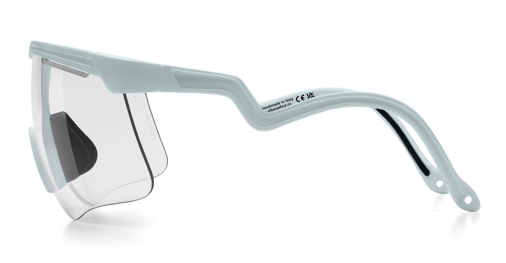 Ottica Mondello Roma - Alba Optics - 8050054517711 - DELTA - ICE / VZUM F-LENS CLASSIC - Tr90 - shape Mask - grey - EYEWEAR - SUNGLASSES - Unisex,Uomo,Donna,Women,Men - lens Grey - Made In Italy
