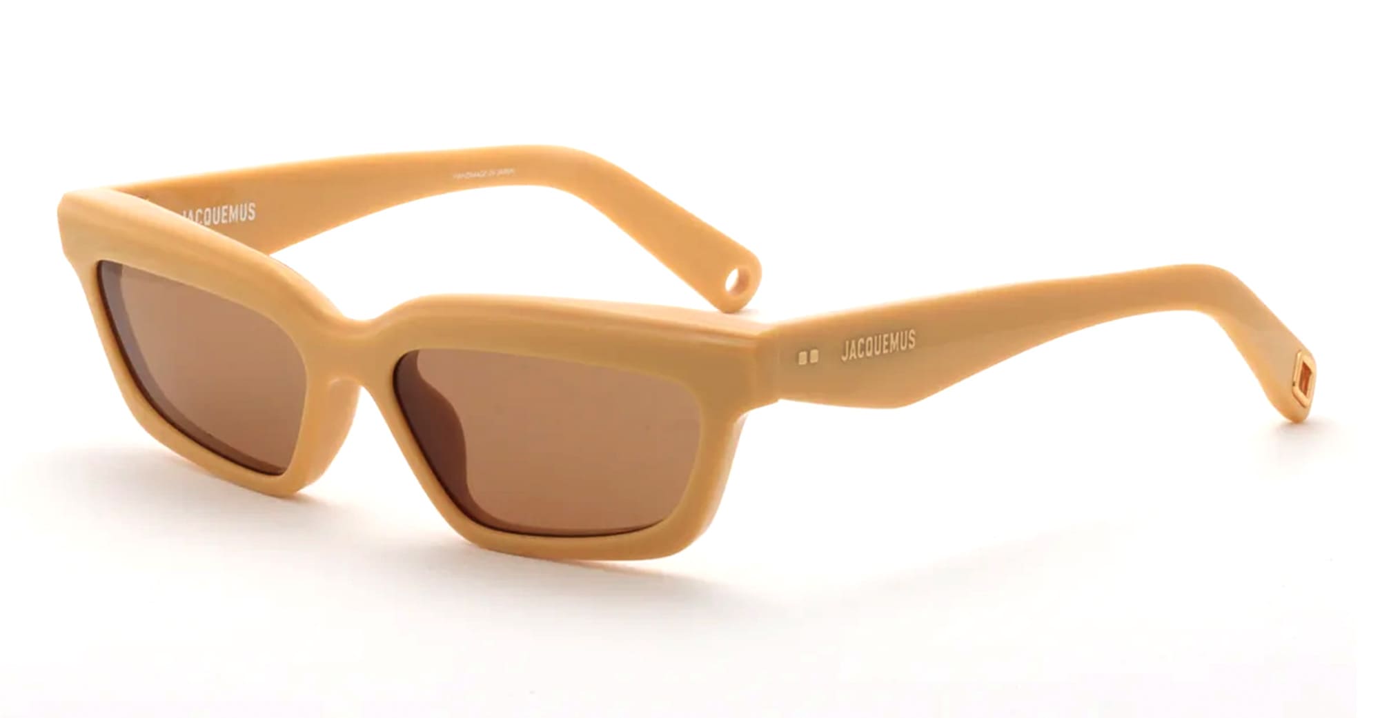  BROWN LENS - Acetate - shape Rectangular - yellow - EYEWEAR - SUNGLASSES - Donna,Women - lens Brown - Made In Japan