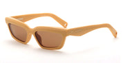 Ottica Mondello Roma - Jacquemus - JAC62C2SUN - SALON - BANANA / BROWN LENS - Acetate - shape Rectangular - yellow - EYEWEAR - SUNGLASSES - Donna,Women - lens Brown - Made In Japan
