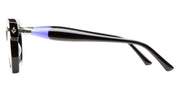 Ottica Mondello Roma - Kuboraum - KRO0J5BSV00000OP - MASK J5 BSV - BLACK SHINE RX - Acetate - shape Squared - Black - EYEWEAR - EYEGLASSES - Unisex,Uomo,Donna,Women,Men - lens Clear - Made In Italy