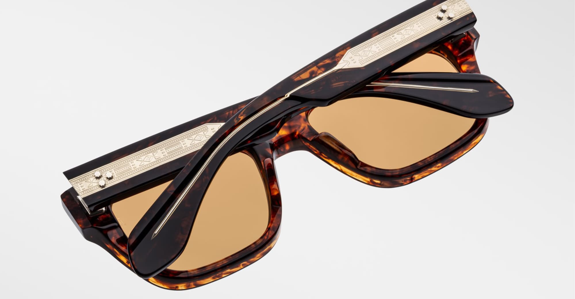Ottica Mondello Roma - Jacques Marie Mage - JMMCASH-15D - JOHNNY CASH BY JMM: CASH - SAMOA - Acetate - shape  - Tortoise - EYEWEAR - SUNGLASSES - Uomo,Men - lens  - Made In Japan