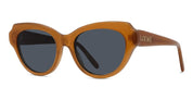 Ottica Mondello Roma - Loewe - LW40178I5350V - SLIM LW40178I - BROWN - Acetate - shape Cat-eye - brown - EYEWEAR - SUNGLASSES - Donna,Women - lens Blue - Made In Italy