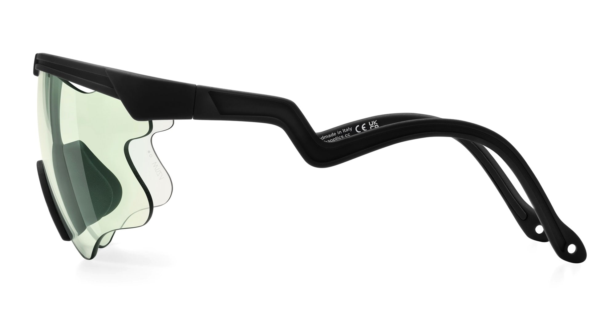 Ottica Mondello Roma - Alba Optics - 8053806717896 - DELTA LEI - BLACK / VZUM F-LENS BTL - Tr90 - shape Mask - Black - EYEWEAR - SUNGLASSES - Unisex,Uomo,Donna,Women,Men - lens blue green - Made In Italy