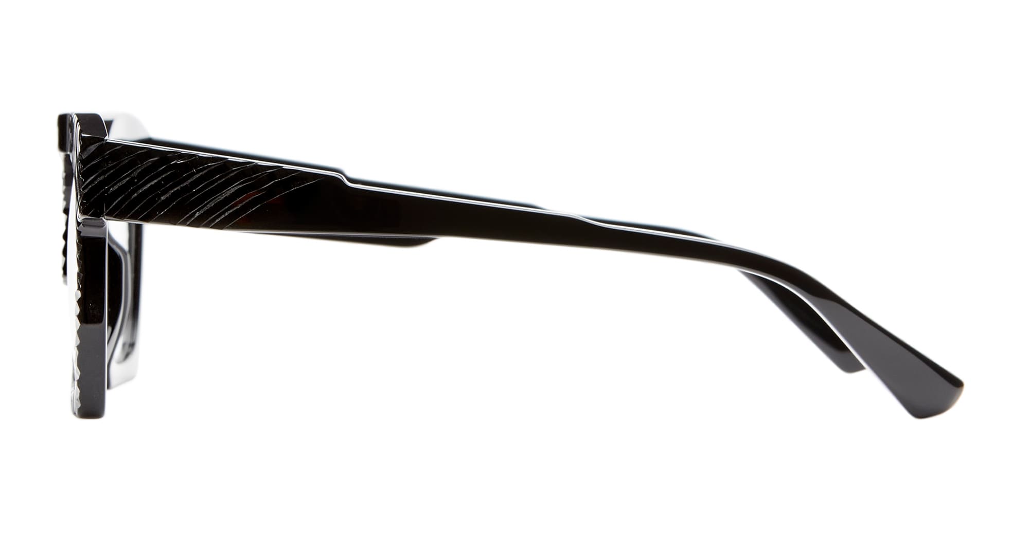 Ottica Mondello Roma - Kuboraum - KRO0K5BSP00000OP - MASK K5 - BSP TITLTED ARC RX  - Acetate - shape  - Black - EYEWEAR - EYEGLASSES - Uomo,Men - lens Clear - Made In Italy