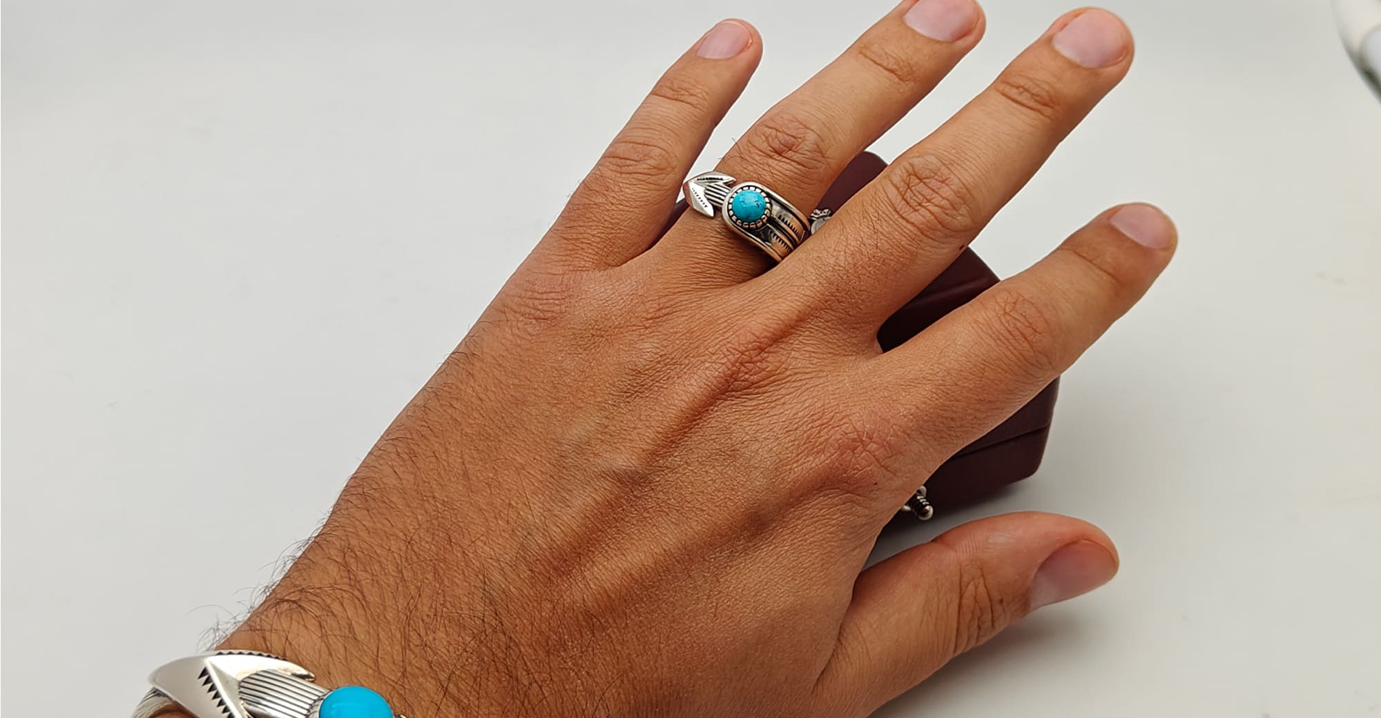 Ottica Mondello Roma - Jacques Marie Mage - JMM-RNA-4B-1A-9 - LAST FRONTIER V - NATRONA RING - SILVER - 9 - silver - shape Ring - Silver - ACCESSORI - ACCESSORIES - Uomo,Men - lens  - Made In U.S.A.