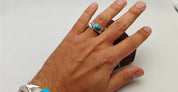 Ottica Mondello Roma - Jacques Marie Mage - JMM-RNA-4B-1A-9 - LAST FRONTIER V - NATRONA RING - SILVER - 9 - silver - shape Ring - Silver - ACCESSORI - ACCESSORIES - Uomo,Men - lens  - Made In U.S.A.