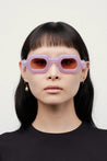 Ottica Mondello Roma - Paloceras - pebble-lilac-dream-sx - PEBBLE - LILAC DREAM SX - Acetate - shape Squared - violet - EYEWEAR - SUNGLASSES - Unisex,Uomo,Donna,Women,Men - lens Brown - Made In China