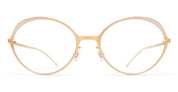 Ottica Mondello Roma - Mykita - 10300940 - ALBA - CHAMPAGNE GOLD  / AURORE RX - stainless steel - shape Round - Gold, White - EYEWEAR - EYEGLASSES - Donna,Women - lens Clear - Made In Germany