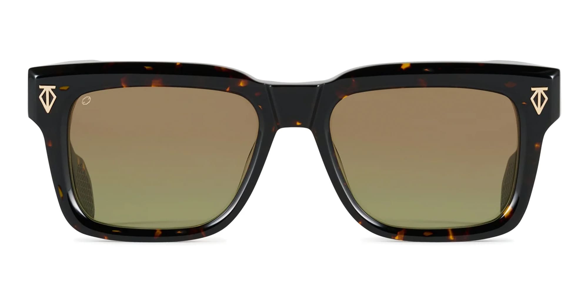 Ottica Mondello Roma - T HENRI - HAE - H1 - PETRA - Acetate - shape Squared - Havana - EYEWEAR - SUNGLASSES - Unisex,Uomo,Donna,Women,Men - lens Gradient brown - Made In Japan