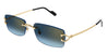 Ottica Mondello Roma - Cartier - CT0550S-002 - DÉCOR C CLASSIQUE DE CARTIER CT0550S-002 - GOLD - Metal - shape  - Gold - EYEWEAR - SUNGLASSES - Uomo,Men - lens  - Made In France