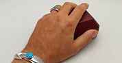 Ottica Mondello Roma - Jacques Marie Mage - JMM-RNA-4B-1A-9 - LAST FRONTIER V - NATRONA RING - SILVER - 9 - silver - shape Ring - Silver - ACCESSORI - ACCESSORIES - Uomo,Men - lens  - Made In U.S.A.
