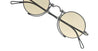 Ottica Mondello Roma - Matsuda - 10601H.SG.AS.45 - 10601H - SHINY SILVER / CAFE BROWN - Titanium - shape Round - Silver - EYEWEAR - SUNGLASSES - Uomo,Men - lens light brown - Made In Japan