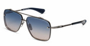 Ottica Mondello Roma - DITA - DTS121-62-08 - MACH-SIX - ANTIQUE SILVER / RAW TITANIUM - Titanium - shape Aviator - Silver - EYEWEAR - SUNGLASSES - Unisex,Uomo,Donna,Women,Men - lens Gradient blue - Made In Japan