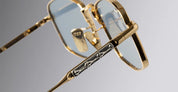 Ottica Mondello Roma - Cutler and Gross - GFSN-016-51-02 - THE GREAT FROG - BOWIE / GOLD - Titanium - shape  - Gold - EYEWEAR - SUNGLASSES - Unisex,Uomo,Donna,Women,Men - lens  - Made In Japan