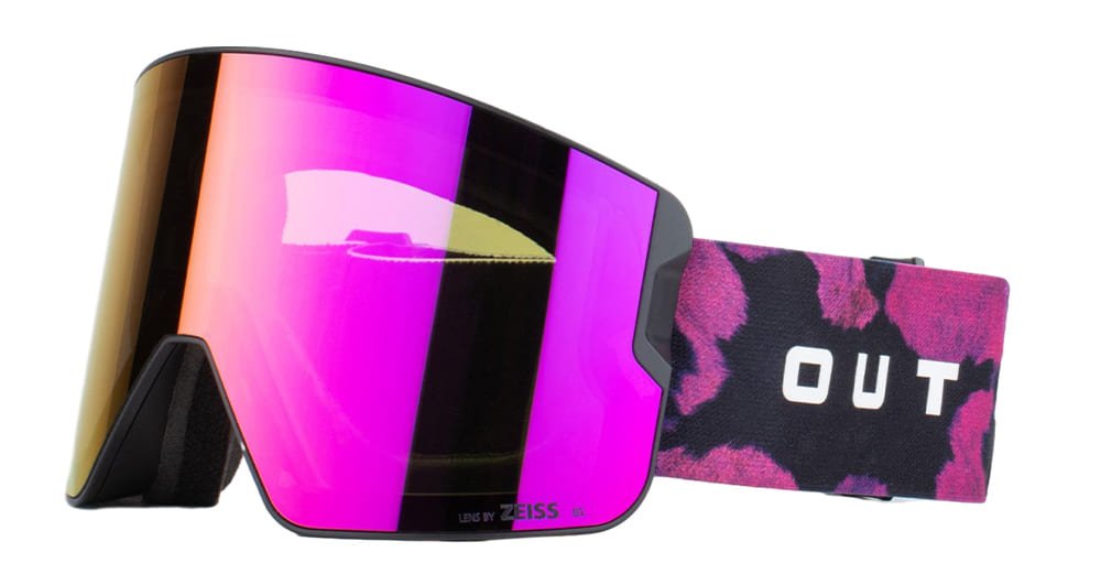 Ottica Mondello Roma - Out Of - XG159415M - ZENITH - FURRY / VIOLET MCI LENS MEDIUM - nylon - shape Mask - black, pink - EYEWEAR - GOGGLES - Unisex,Uomo,Donna,Women,Men - lens Pink - Made In Italy