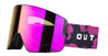 Ottica Mondello Roma - Out Of - XG159415M - ZENITH - FURRY / VIOLET MCI LENS MEDIUM - nylon - shape Mask - black, pink - EYEWEAR - GOGGLES - Unisex,Uomo,Donna,Women,Men - lens Pink - Made In Italy