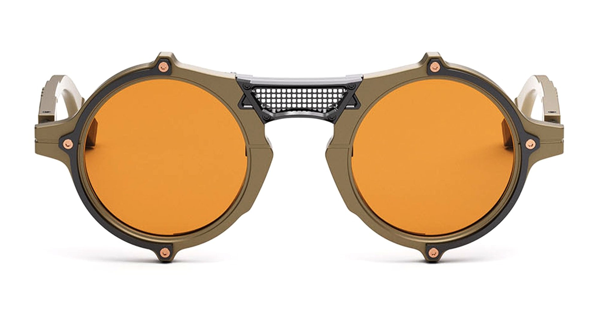 Ottica Mondello Roma - Movitra - NOMAD 01 C2 - NOMAD 01 C2 - DESERT SOLID / LIGHT BROWN LENS - Acetate, metal - shape Round - beige - EYEWEAR - SUNGLASSES - Unisex,Uomo,Donna,Women,Men - lens Brown - Made In Italy