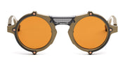 Ottica Mondello Roma - Movitra - NOMAD 01 C2 - NOMAD 01 C2 - DESERT SOLID / LIGHT BROWN LENS - Acetate, metal - shape Round - beige - EYEWEAR - SUNGLASSES - Unisex,Uomo,Donna,Women,Men - lens Brown - Made In Italy