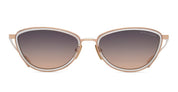 Ottica Mondello Roma - DITA - DTS203-A-02 - VOUNA - ROSE GOLD / CLEAR - Titanium - shape Oval - rose gold - EYEWEAR - SUNGLASSES - Donna,Women - lens Gradient grey - Made In Japan