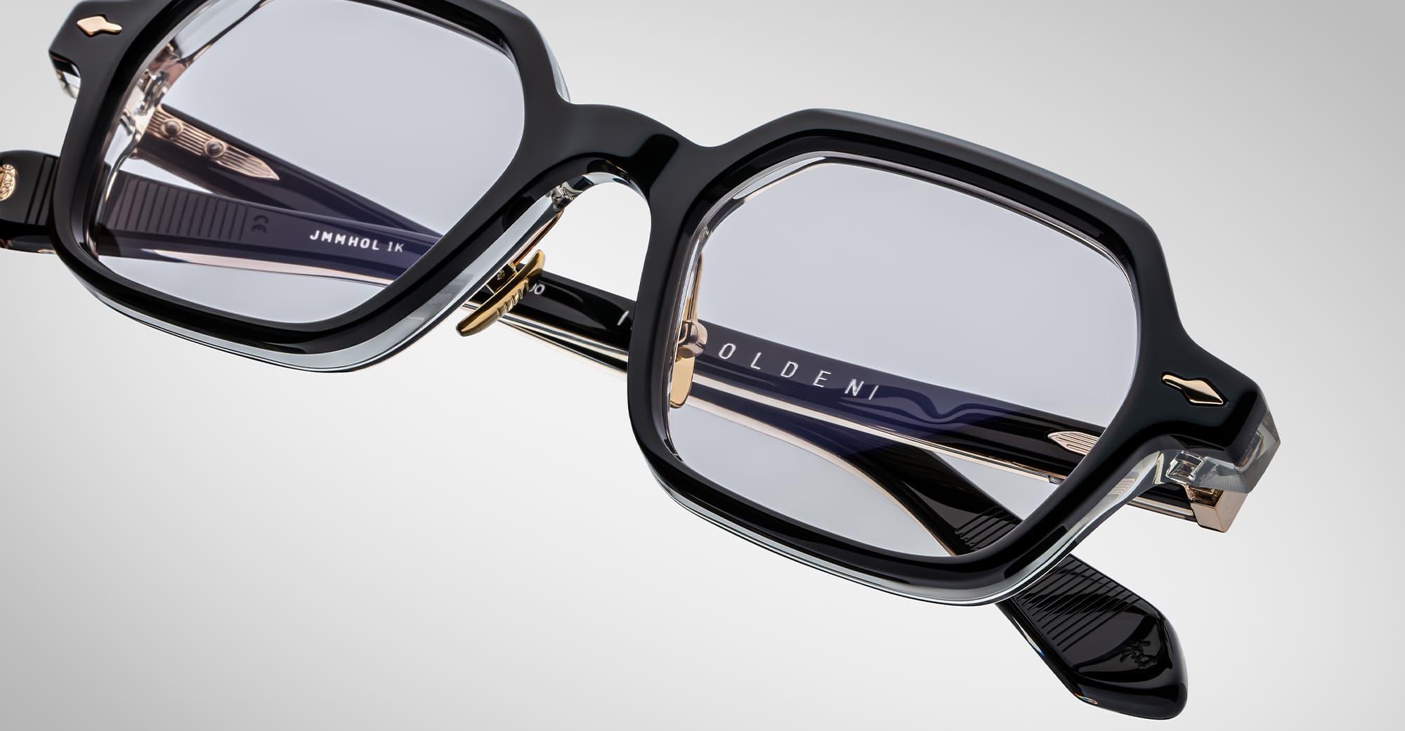 Ottica Mondello Roma - Jacques Marie Mage - JMMHOLRX-1K - HOLDEN - MAVERICK RX - Acetate - shape  - Black - EYEWEAR - EYEGLASSES - Unisex,Uomo,Donna,Women,Men - lens  - Made In Japan