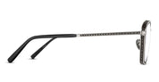 Ottica Mondello Roma - Matsuda - M3101-I.RX.PW-MBK.50 - M3101-I - PALLADIUM WHITE / MATTE BLACK RX - Titanium - shape Squared - silver, black - EYEWEAR - EYEGLASSES - Unisex,Uomo,Donna,Women,Men - lens Clear - Made In Japan