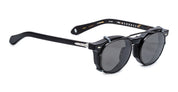 Ottica Mondello Roma - Jacques Marie Mage - JMMDYCP-88 - DEMONCEY CLIP ON - BLACK - Titanium - shape Round - Black - EYEWEAR - SUNGLASSES - Unisex,Uomo,Donna,Women,Men - lens Black - Made In Japan