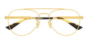 Ottica Mondello Roma - Bottega Veneta - BV1340OK-001 - BV1340OK-001 - GOLD RX / ASIAN FIT - metal, acetate - shape Pilot - Gold - EYEWEAR - EYEGLASSES - Unisex,Uomo,Donna,Women,Men - lens Clear - Made In Japan